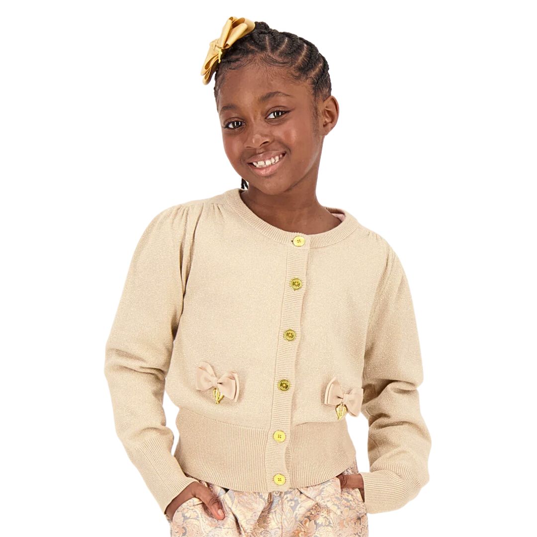 Childrens gold cardigan hotsell