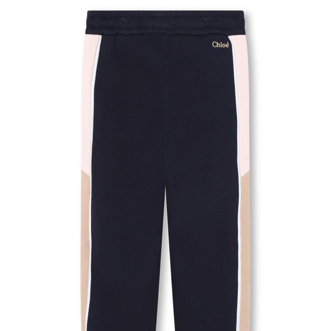 Chloé - Navy Zip Up Tracksuit – Village Kids