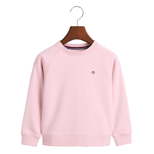 Pink Crew Neck Sweat Top