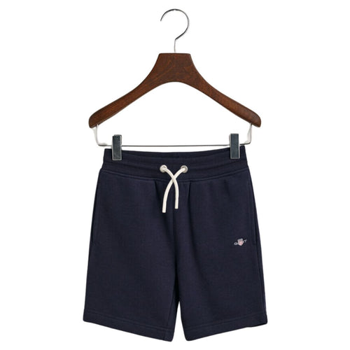 Navy Logo Sweat Shorts