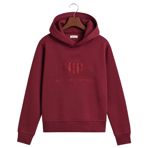 Burgundy Tonal Hoodie