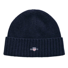 Load image into Gallery viewer, Navy Shield Logo Beanie