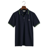 Navy Logo Polo Top