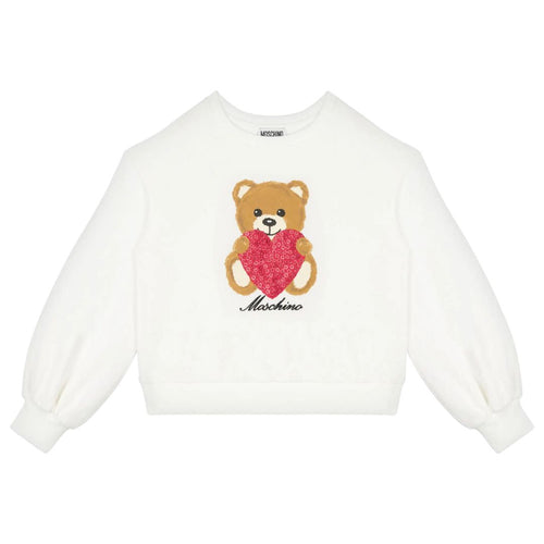 Ivory Heart & Bear Sweatshirt