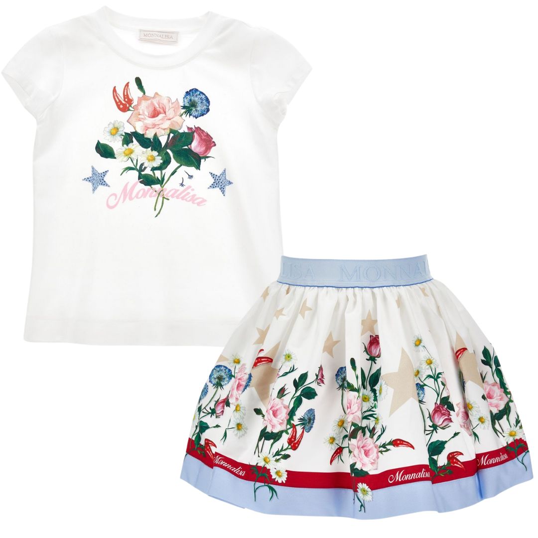 Matching shirt and outlet skirt set