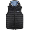 Blue Reversible Hooded Gilet