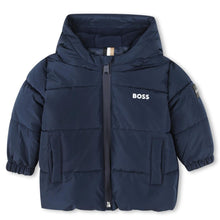 Load image into Gallery viewer, Baby Boys Navy Puffer Jacket