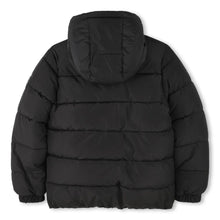 Load image into Gallery viewer, Black Logo Puffer Coat