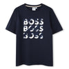 Navy Triple Logo T-Shirt