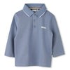 Slate Blue Babys Polo Top