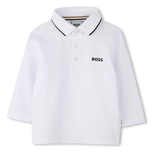 White Babys Polo Top