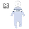 Pale Blue Babygrow & Bib Set