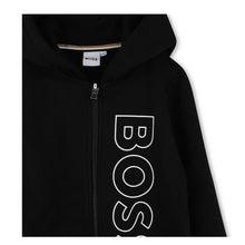 Load image into Gallery viewer, Black Vertical Logo Tracksuit