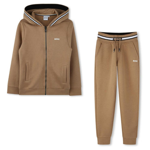 Camel Zip Hoodie Tracksuit