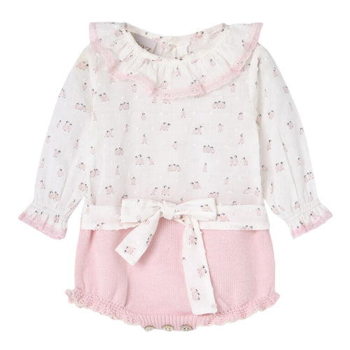 Pink Penguin Design Romper