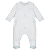 White & Blue Babygrow & Cardigan Set