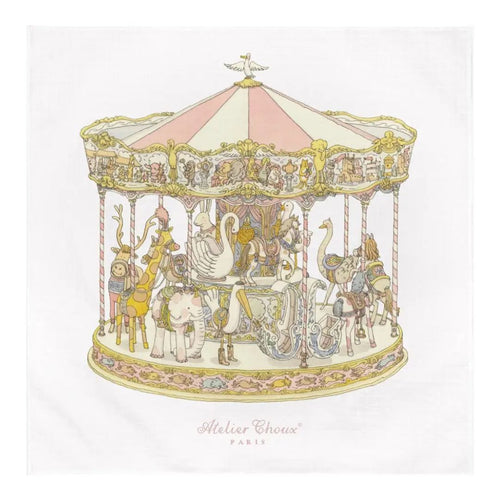 Pink Carousel Swaddle