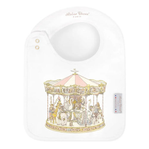 Pink Carousel Bib