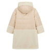 Girls Cream Reversible Faux Fur Coat