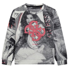 Load image into Gallery viewer, Black &amp; White Collage Print Sweatshirt