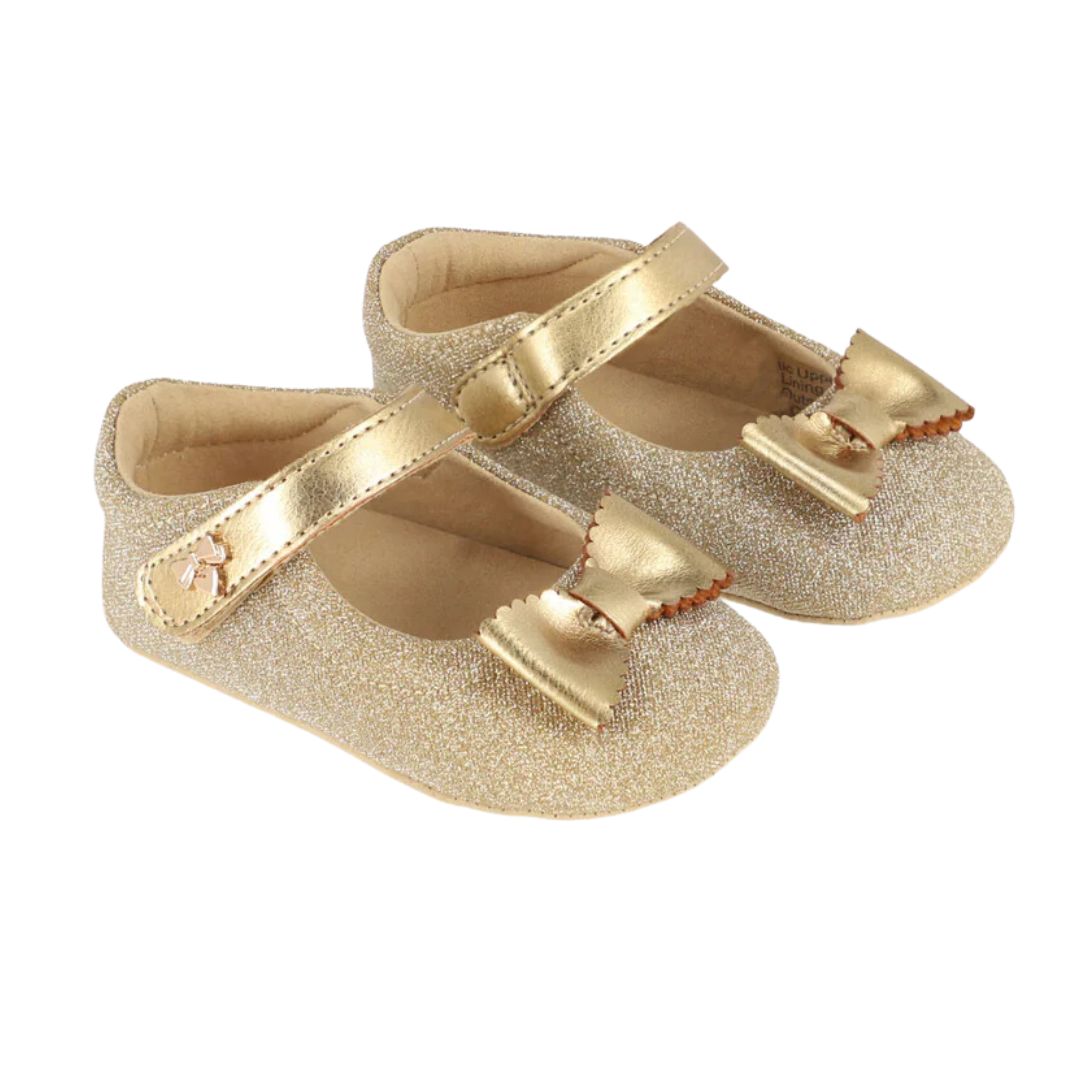 Baby gold shoes uk on sale