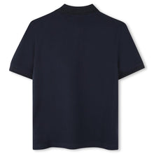 Load image into Gallery viewer, Navy Short Sleeve Polo Top