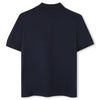 Navy Short Sleeve Polo Top