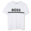 White Stripe Logo T-Shirt