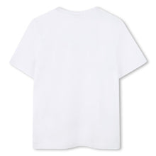 Load image into Gallery viewer, White Stripe Logo T-Shirt