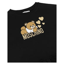 Load image into Gallery viewer, Black &amp; Metallic Gold Hearts Sweat Top