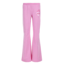 Load image into Gallery viewer, Pink Teddy &amp; Metallic Heart Flared Sweatpants and Top