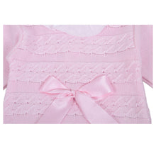 Load image into Gallery viewer, Pink Frill Collar Knitted All In One