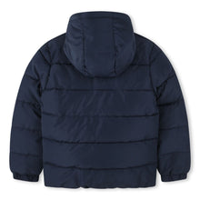 Load image into Gallery viewer, Navy Logo Puffer Coat