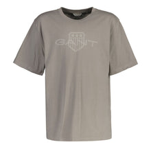 Load image into Gallery viewer, Warm Grey Contrast Shield T-Shirt