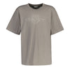 Warm Grey Contrast Shield T-Shirt