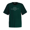 Dark Green Contrast Shield T-Shirt