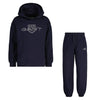 Navy Contrast Shield Logo Tracksuit