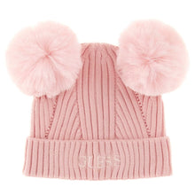 Load image into Gallery viewer, Pink Pom Pom Beanie Hat