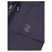 Load image into Gallery viewer, Navy Wide Leg Diamante &quot;JC&quot; Tracksuit