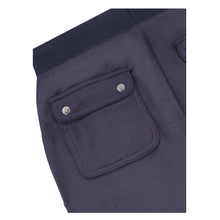 Load image into Gallery viewer, Navy Wide Leg Diamante &quot;JC&quot; Tracksuit