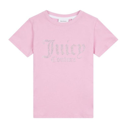 Pink Diamante Logo T-shirt