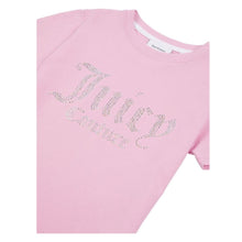 Load image into Gallery viewer, Pink Diamante Logo T-shirt