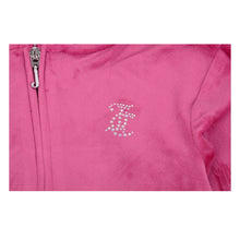 Load image into Gallery viewer, Dark Pink Wide Leg Diamante &quot;JC&quot; Tracksuit