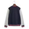 Navy Varsity Sweat Jacket