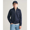 Navy Half Zip Sweatshirt