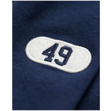 Load image into Gallery viewer, Babies Navy Varsity Sweat Jacket