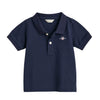 Babies Navy Pique Polo Top