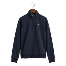 Load image into Gallery viewer, Navy Half Zip Sweatshirt