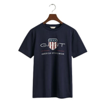 Load image into Gallery viewer, Navy Large Shield Logo T-Shirt