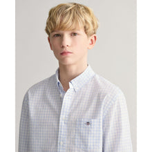 Load image into Gallery viewer, Pale Blue &amp; White Gingham Shirt